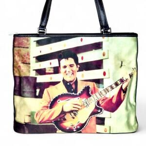 y2k Mall Elvis Presley Guitar Tote Bag